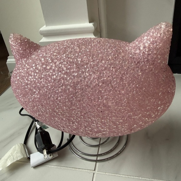 Bratz Petz Catz Lamp Melted Plastic Popcorn Bobblehead Pink Cat NEEDS BULB, READ - Picture 2 of 4